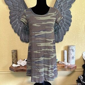 Z Supply Camo Tee Shirt Dress